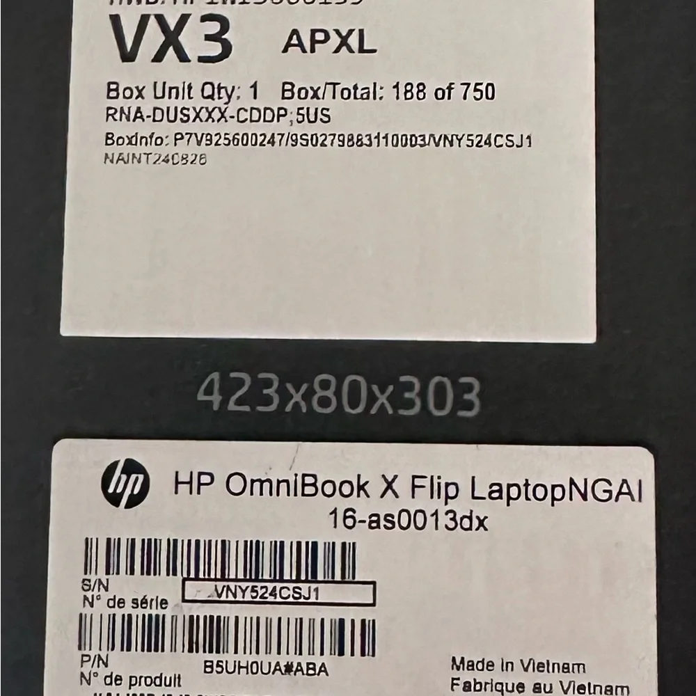 HP OmniBook Black Laptop
